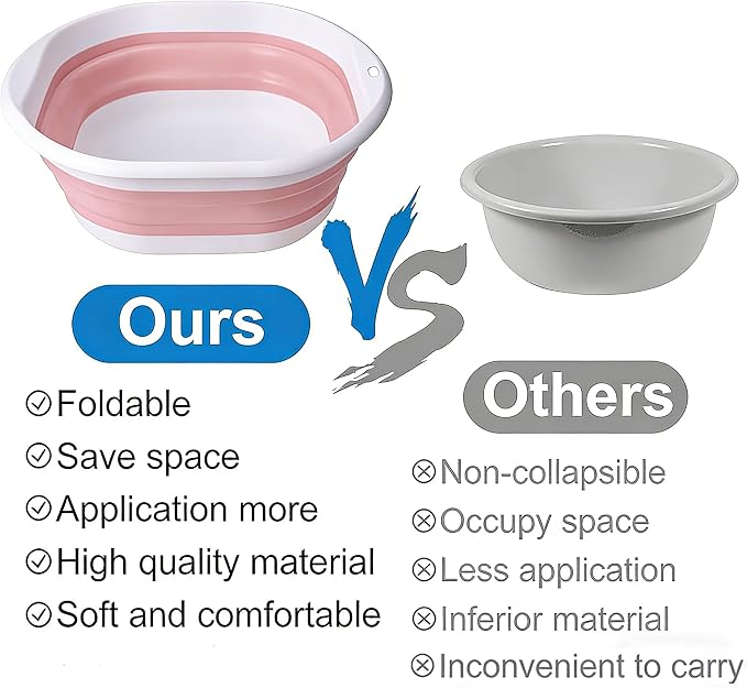 Portable Pool Foot Bath, Collapsible Pool Foot Wash Basin Tub, Foot Bath Basin - Image 6