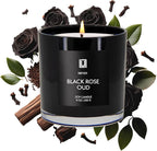 Lulu Candles | Black Rose & Oud | Smells Floral and Smokey | Luxury Scented Soy by LULUCANDLES