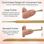 100/180 Grit Sandpaper Sheets Dual Ended Nail Cuticle Pusher, Cuticle File - Image 5