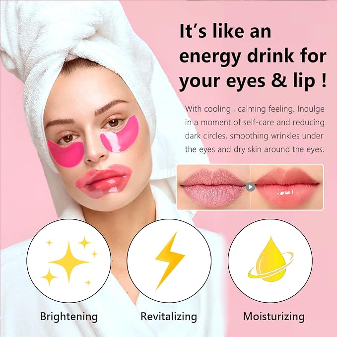 30 Pairs Eye Masks & Lip Masks, Under Eye Patches - Image 3
