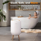Towel Warmer Luxury Heated Bucket – Bluetooth Speaker, Ambient Light & Auto - Image 2