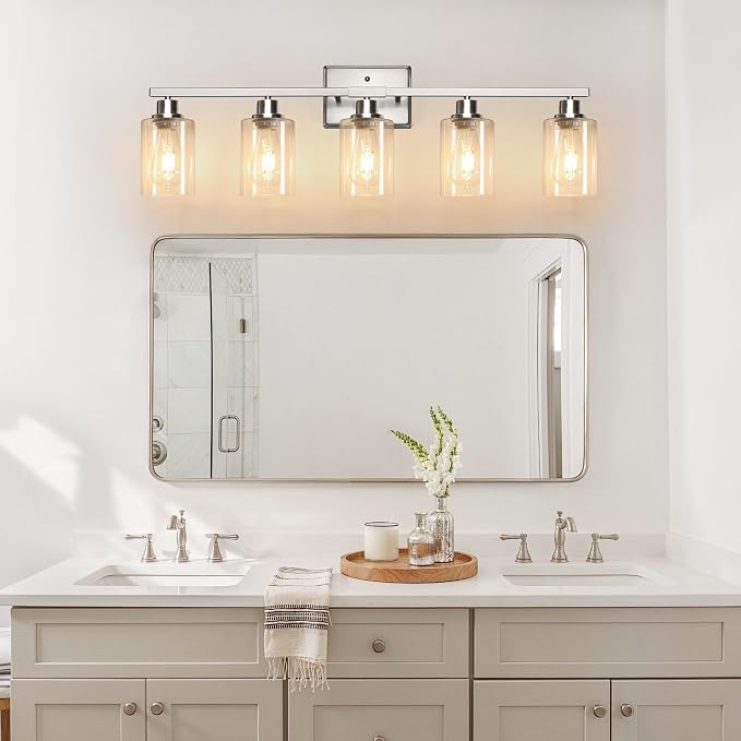 Ascher Bathroom Light Fixtures, 5-Light Vanity Lights - Image 8