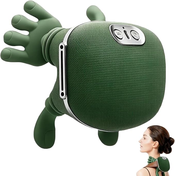 Shoulder & Neck Massager with Heat, 4D Kneading Neck Massager with Bionic by Unknown