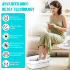 Pilipane Foot Bath Machine, Portable Ionic Detox Foot Bath Machine, Foot - Image 4