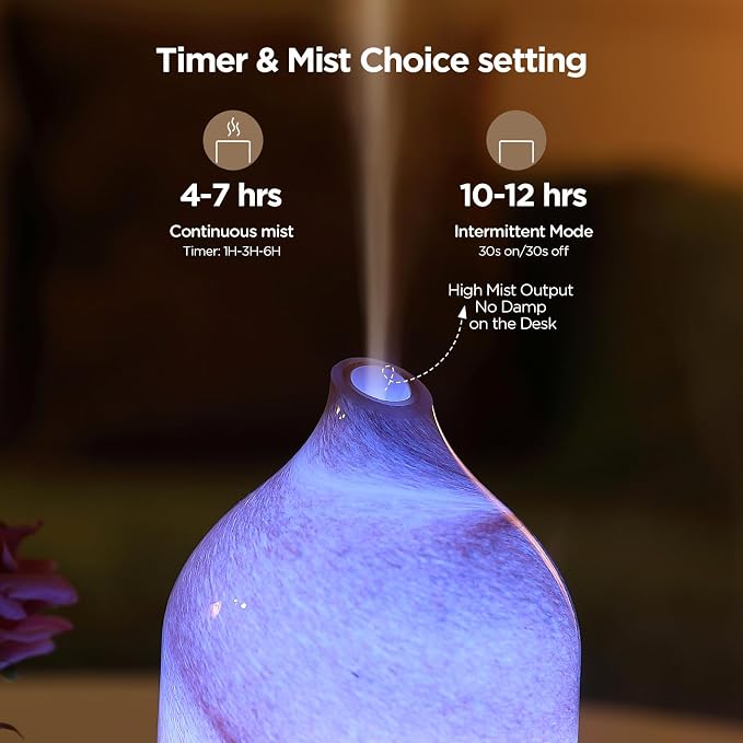 Essential Oil Diffuser Hand Blown Glass Aromatherapy Diffuser - Image 4