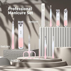 Manicure Set, Portable Mini Manicure and Pedicure Kit, Travel Grooming Nail Kit - Image 3
