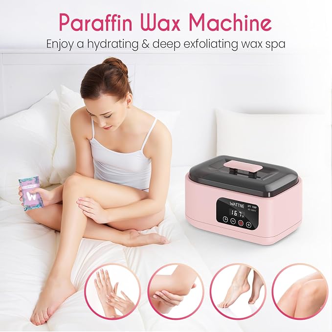 Wattne Paraffin Wax Machine for Hands & Feet – Paraffin Wax Warmer Moisturizing - Image 7