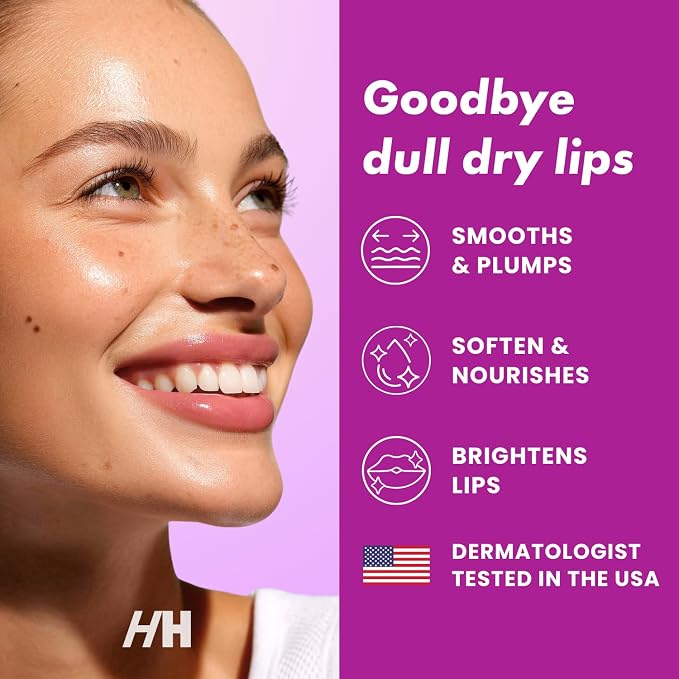Handmade Heroes Bakuchiol Lip Scrub 1 fl oz Deep Conditioning Lip Plumper Helps - Image 2