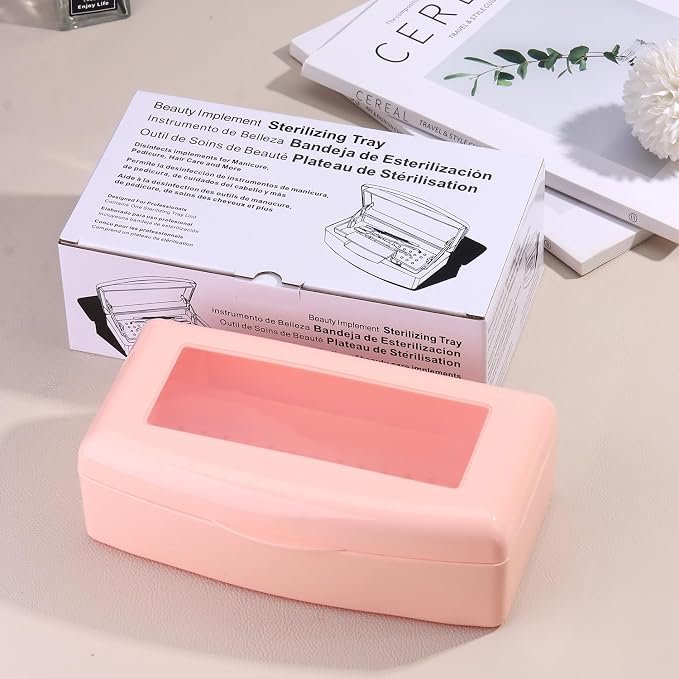 Nail Tool Sterilizer Box Plastic Disinfectant Container - Image 8