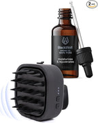 Black Wolf Sonic Scalp Head Massager & 100% Pure Argan Oil Bundle by BlackWolf