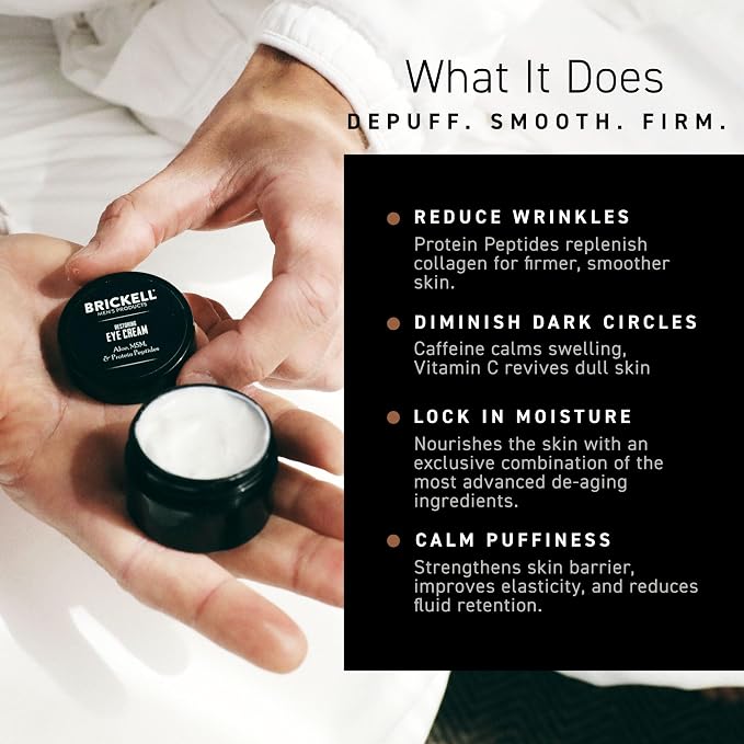 Brickell Men's Restoring Under Eye Cream - Image 6