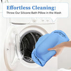 Luxury Silicone Bath Pillow for Tub, New Cloud-Soft 4D Air-Cushion Bathtub - Image 7