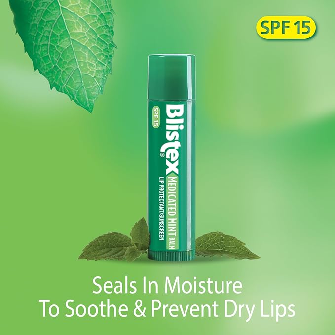 Blistex Medicated Mint Lip Balm, 0.15 Oz - Image 4