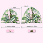 Shower Cap for Women Reusable Waterproof Bath Cap for Long Hair Cap for Shower - Image 5