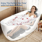 Bath Cushion, Full Body Bathtub Pillow - Image 3