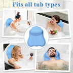 Luxury Silicone Bath Pillow for Tub, New Cloud-Soft 4D Air-Cushion Bathtub - Image 6