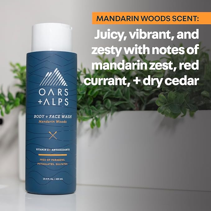 Oars + Alps Body Wash for Men, Mens Body Wash & Face Cleanser - Image 7