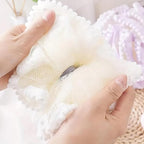 Large Luxurious Bath Ball Loofah Sponge Pouf Puff Mesh - Image 4