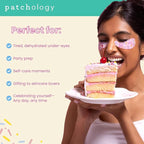 Patchology Eye Want Cake Hydrating & Smoothing Eye Patches – Under Eye Masks - Image 4