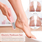 Electric Callus Remover for Feet, Professional Pedicure Kit Foot Scrubber for - Image 3