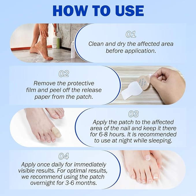 Fungal Nail Patches -Toenail Treatment Extra Strength 21Pcs- Nail Repair - Image 4