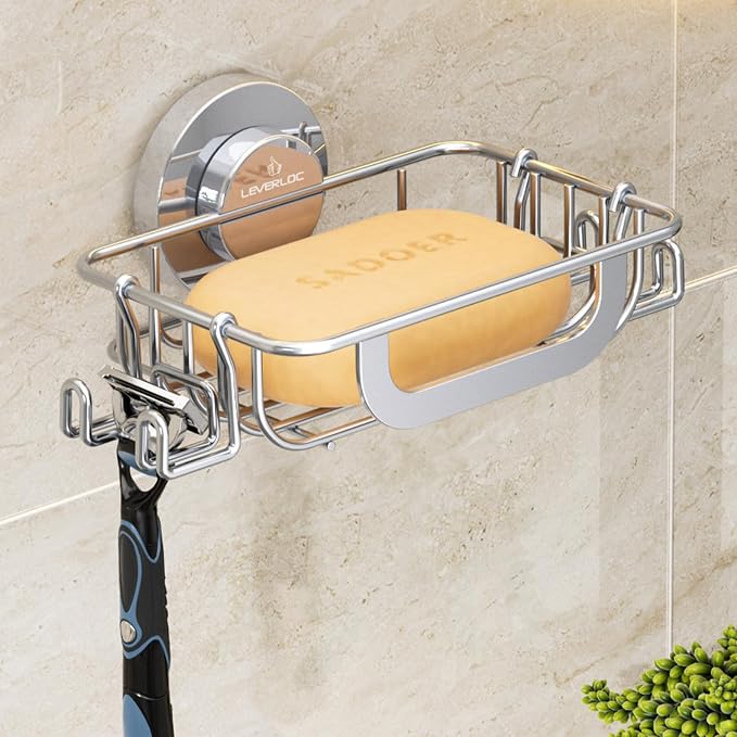 LEVERLOC Soap Holder Shower by LEVERLOC