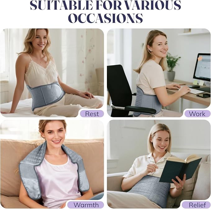Heating Pad for Period Cramps, Electric Heat Pad - Image 6