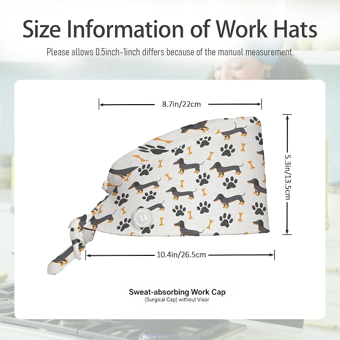 2 Pcs Working Cap with Sweatband - Image 4