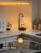Innqoo Black Crystal Candle Warmer Lamp - Image 4