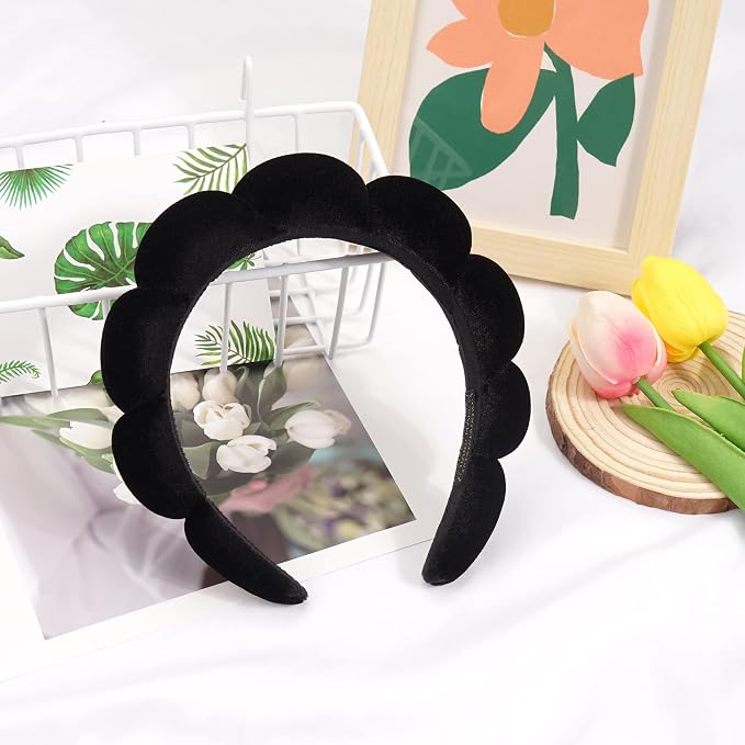 Ayesha Spa Headband for Women Sponge Headband for Washing Face Clouds Soft - Image 3