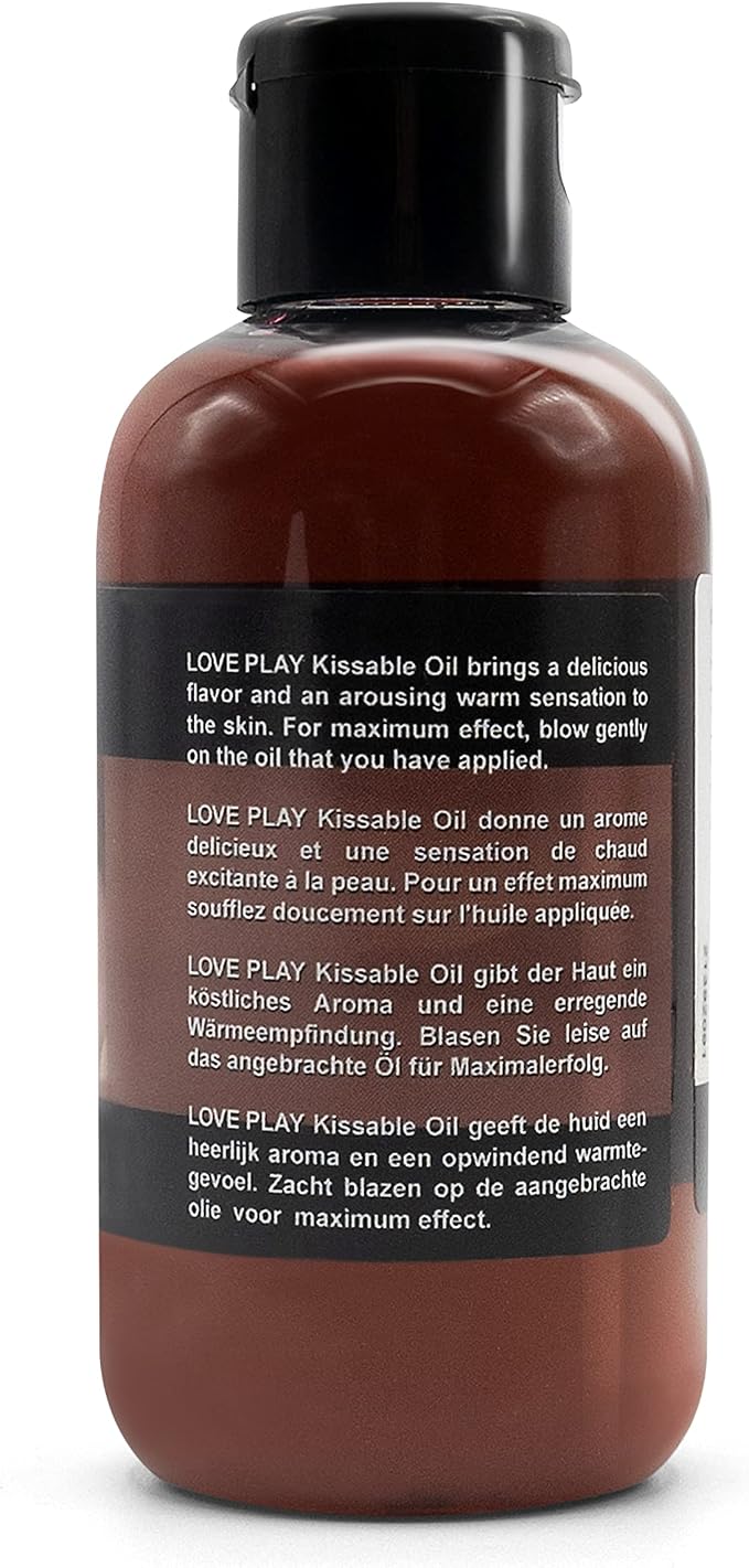 LOVE PLAY Sensual Body Oil for Couples – Edible & Deliciously Scented for Date - Image 3