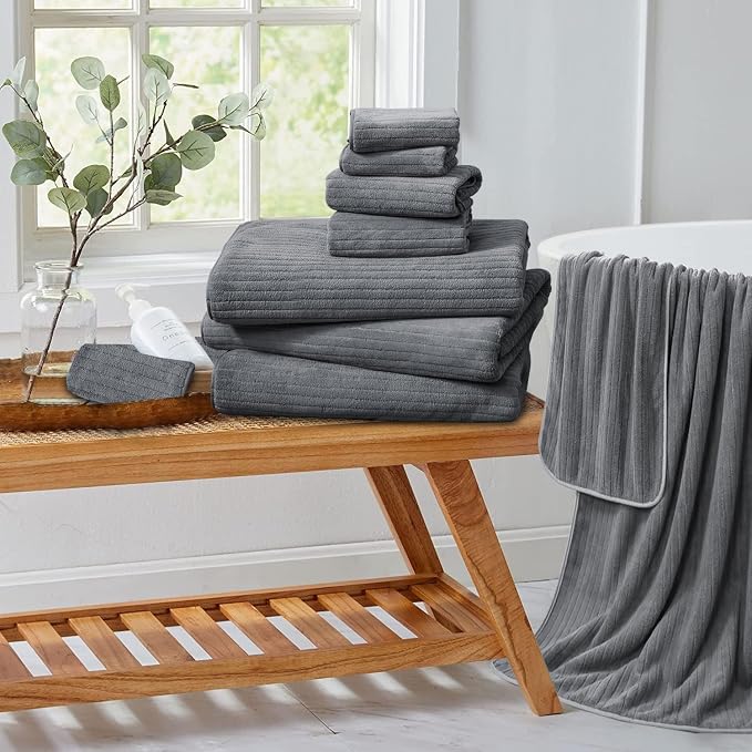 Extra Large Bath Sheet Set of 4, Ultra Soft Fluffy Towel, 35”x 70”Oversized - Image 8