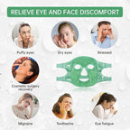 ZNÖCUETÖD Face Ice Mask Facial Ice Packs Gel Hot Cold Compress - Image 3