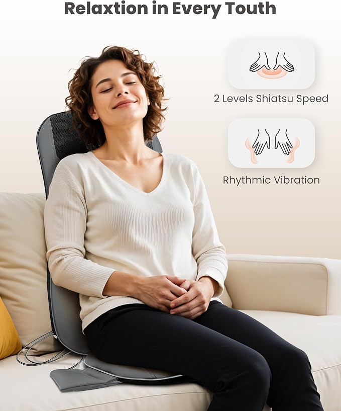 COMFIER Back Massager with Heat, Full Back Massager - Image 2