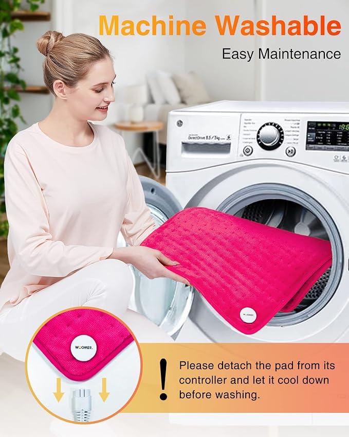 WOOMER Extra Large Heating Pad, Heat Pad - Image 6