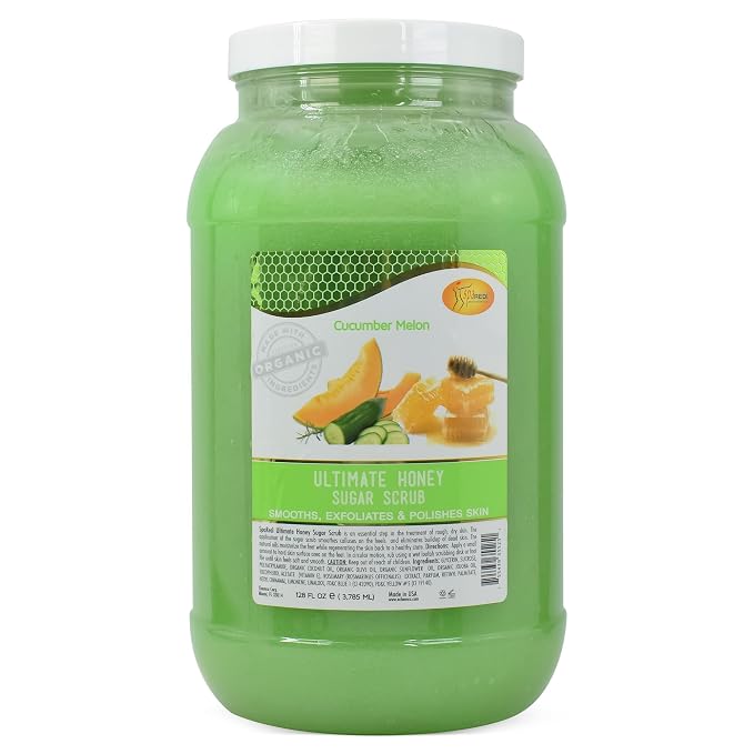 SPA REDI - Sugar Body Scrub, Cucumber Melon, 128 Oz, Exfoliating, Moisturizing by SPAREDI