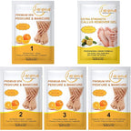 Deluxe Pedicure Kit 5 Step Spa Set – Epsom Salt Soak, Callus Remover Gel - Image 2