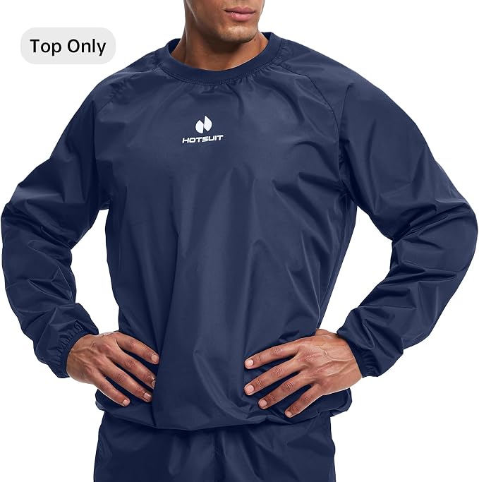 HOTSUIT Men Sauna Suit Sweat Suits Durable Gym Exercise Workout Jacket - Image 3