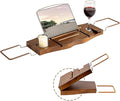 Teak Bathtub Tray Expandable Bathroom Tray by Dreamland