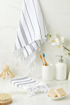 Hand Towels - Set of 2, Decorative Peshtemal Cotton Hand Towels - Image 7