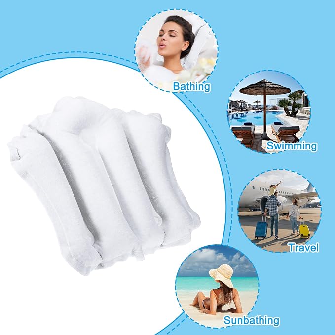PATIKIL Inflatable Bath Pillow - Image 5