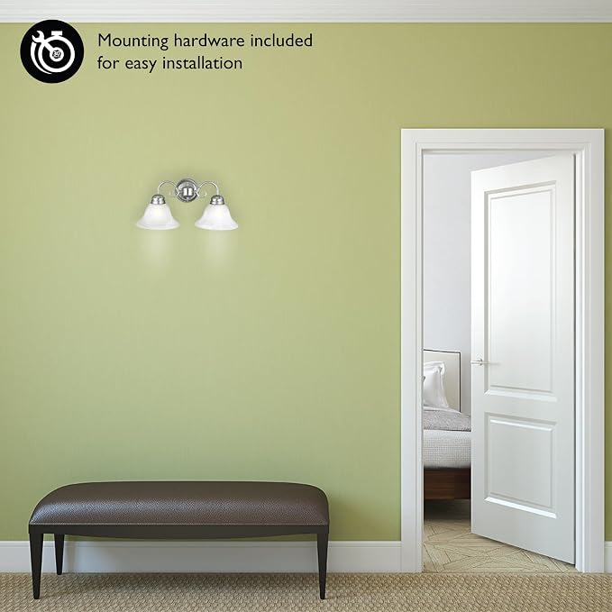 Design House 511600 Millbridge Wall Light Traditional 2-Light Indoor Dimmable - Image 8