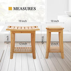 Unibambou Bamboo Shower Bench - Image 3