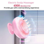 Electric Cordless Hair Scalp Massager, Portable Head Scratching Scrubber - Image 6