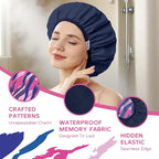 Years calm Waterproof Shower Cap - Image 3