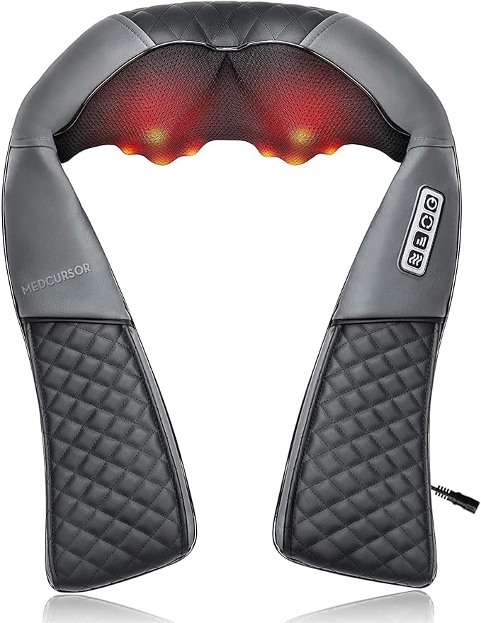 Medcursor Neck Massager, Portable Electric Shiatsu Back Massage Device by Medcursor