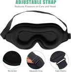 BeeVines Sleep Mask, 2 Pack 3D Contoured Sleeping Eye Masks - Image 4