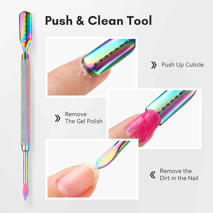 Makartt Cuticle Trimmer with Cuticle Pushers: Cuticle Nipper Professional - Image 3