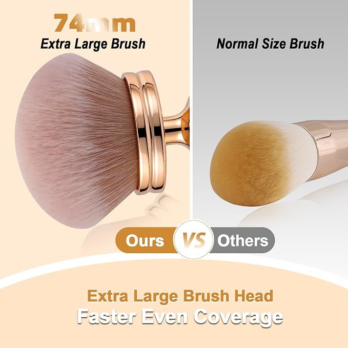 Extra Large Body Makeup Brush, Professional Self Tan Brush - Image 4