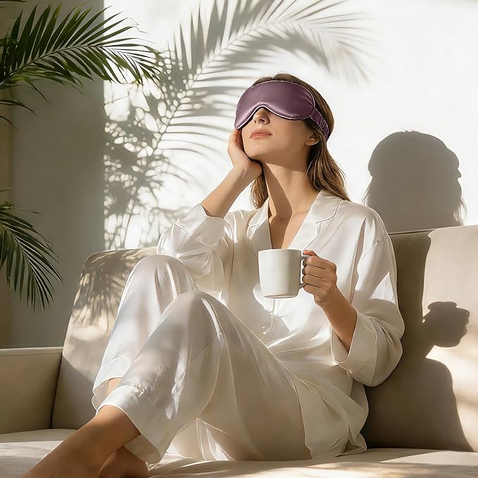 ZIMASILK Adjustable 100% 22 Momme Mulberry Silk Sleep Mask - Image 6